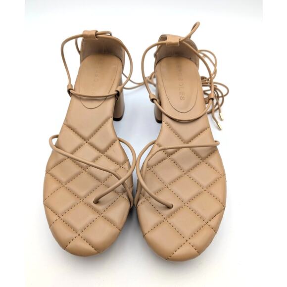 Aerosoles Caramia Strappy Heel Sandals Women's Doe Pu Leather Size US9M EU40 - Picture 8 of 11